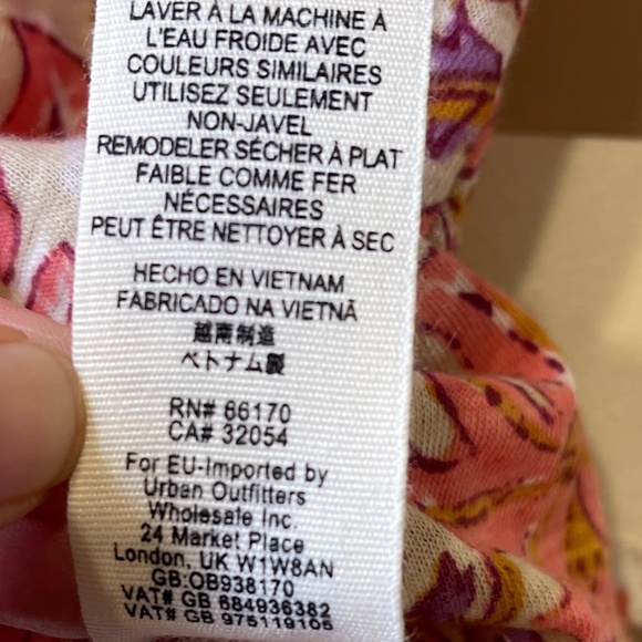 FP NWT Leilani Floral Lace Crochet Jersey Cropped Babydoll Cottagecore Shirt - Picture 15 of 16